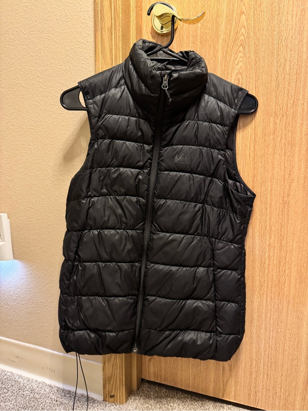 REI Black Quilted Insulated Vest